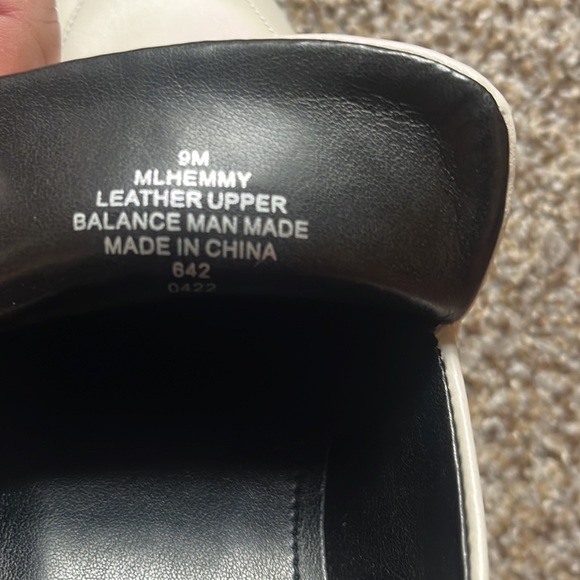 Marc Fisher Hemmy | white smooth leather loafer | size 9 - Picture 3 of 6